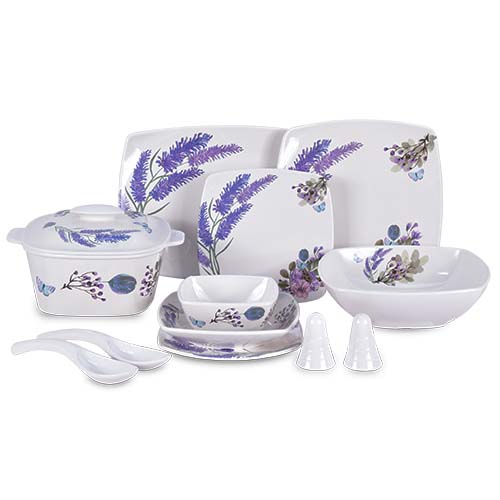 طقم ميلامين هابي شيف 40 قطعة مشجر