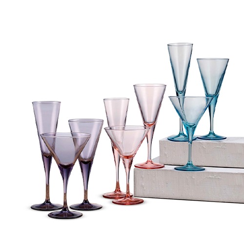 طقم كاساتV line 18 قطعة