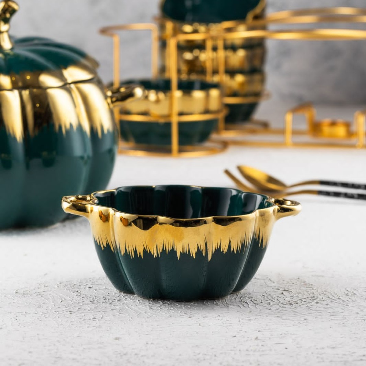 حله شوربة بالغطا + 6 بولات بورسلين بيور - الصورة 3