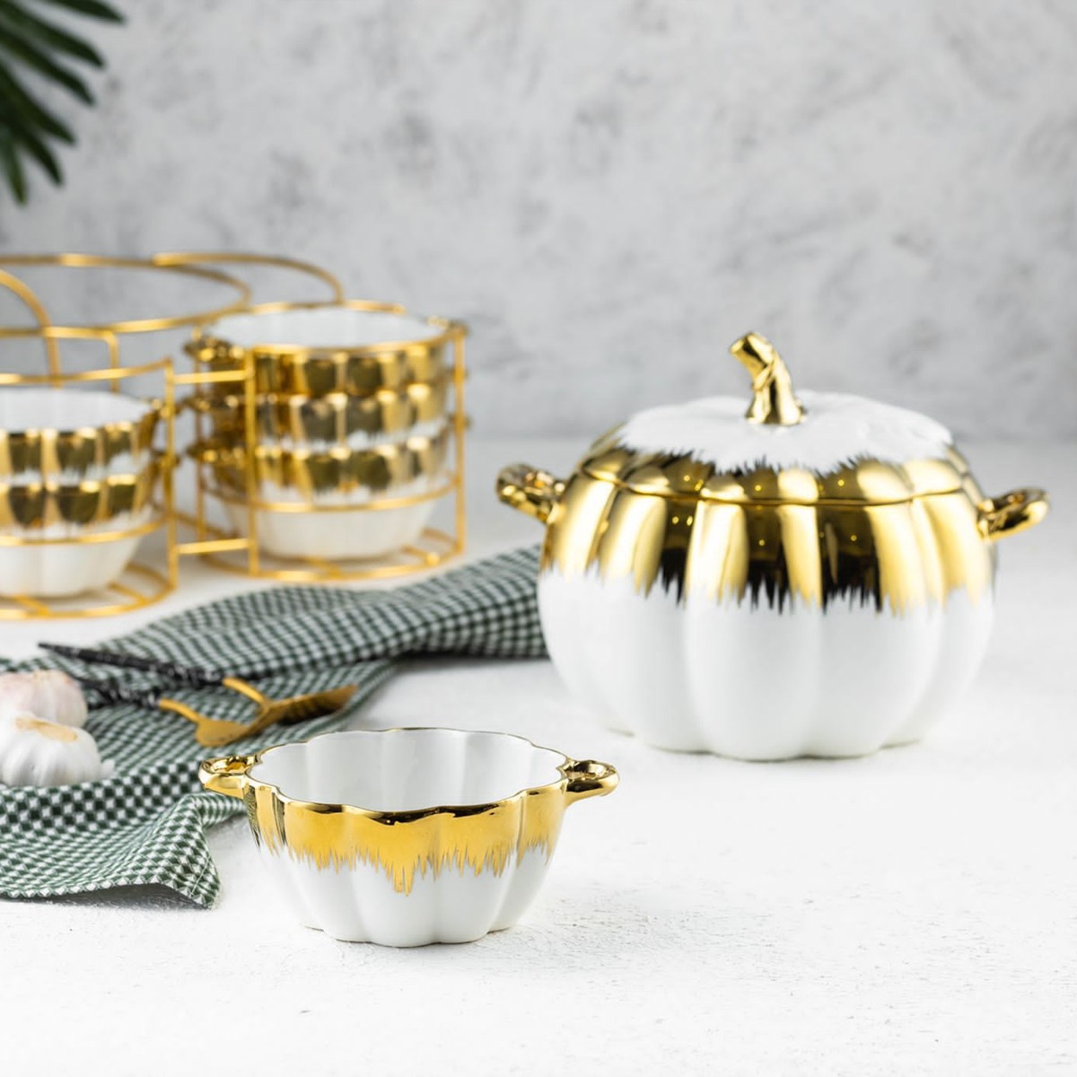 حله شوربة بالغطا + 6 بولات بورسلين بيور - الصورة 4