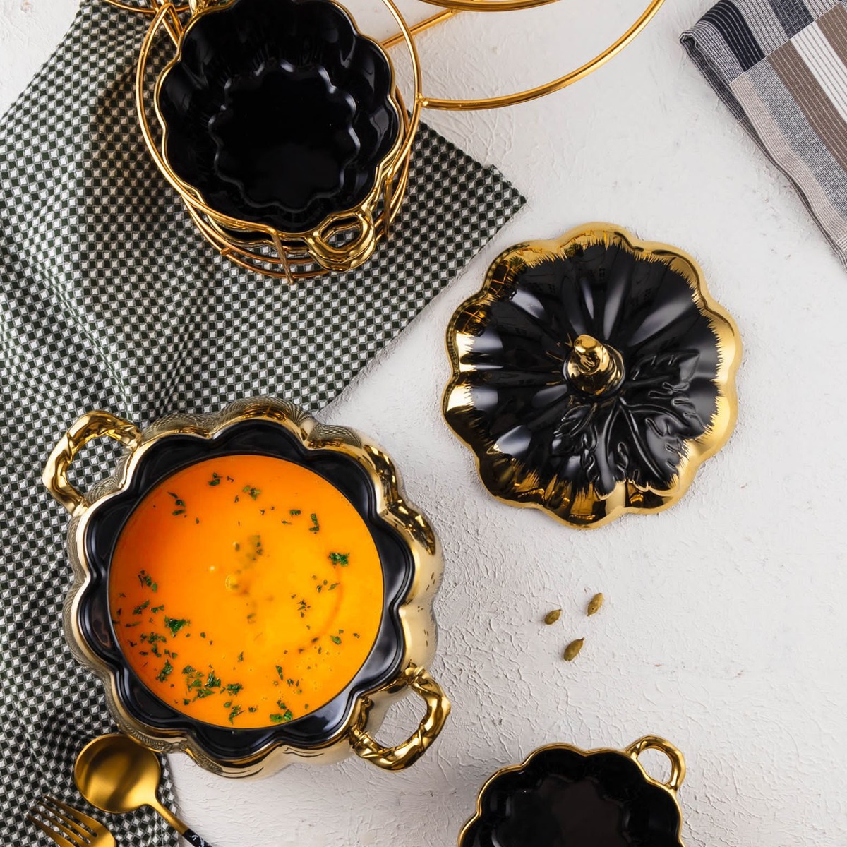 حله شوربة بالغطا + 6 بولات بورسلين بيور - الصورة 11