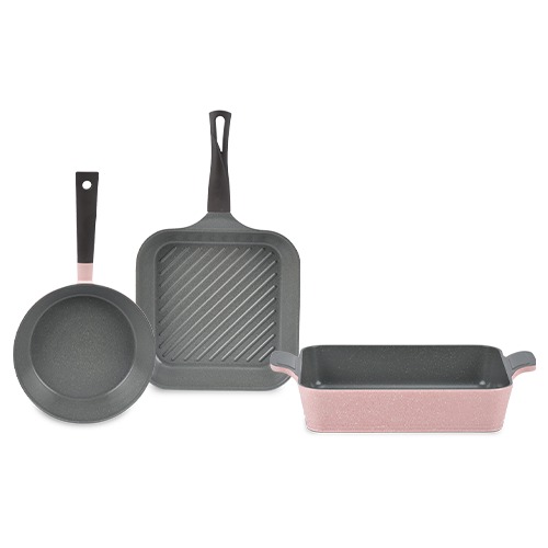 طقم جرانيت بايركس طاجن وجريل ومقلاية