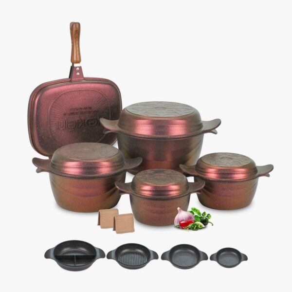 طقم نيوكلاين بطوط ١٠ قطع دبل جريل