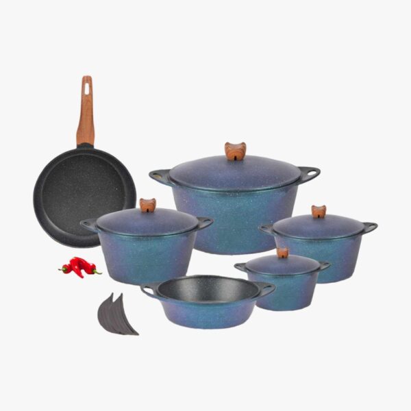 طقم حلل جرانيت كيتشينوفا 10قطع