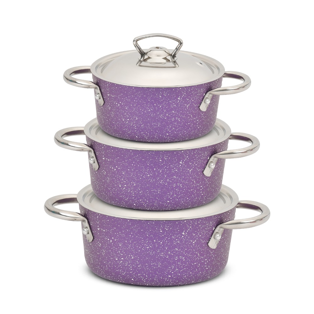 طقم حلل كتشينوفا 6 قطع ثلاجه - الصورة 2