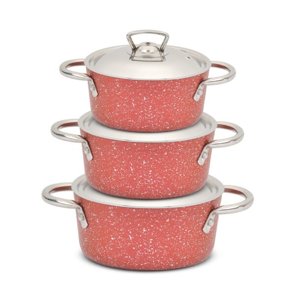 طقم حلل كتشينوفا 6 قطع ثلاجه