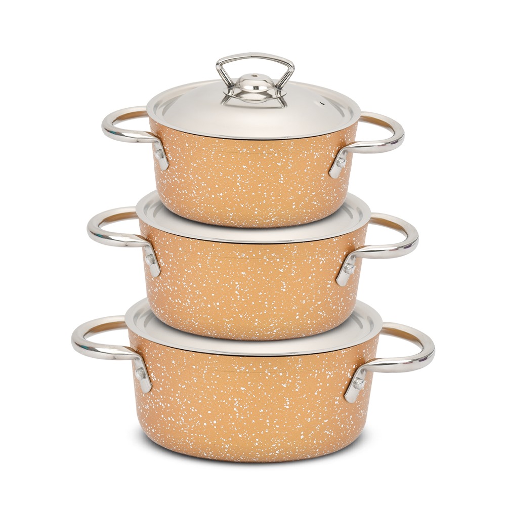 طقم حلل كتشينوفا 6 قطع ثلاجه - الصورة 4