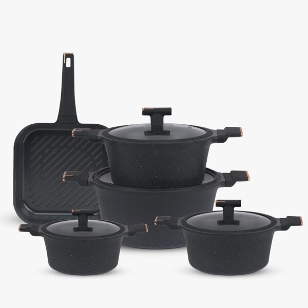 طقم نيوكلاين 9 قطع بالجريل