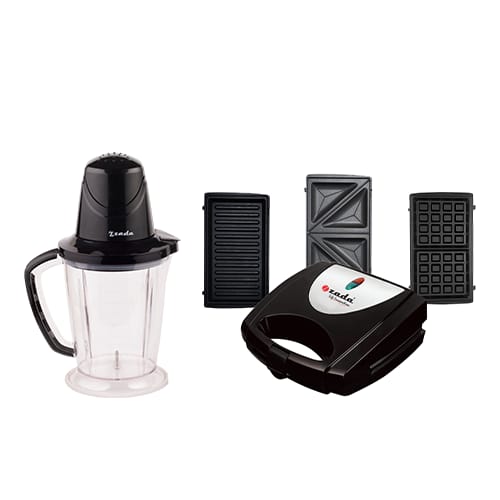 سندوتش ميكر زادا 1*3 + كبة زادا 500 وات